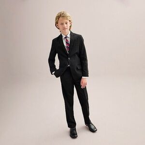NWT 20 Husky Boys Izod Black Suit